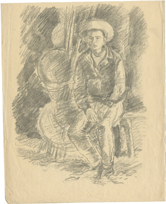 Плещинский Илларион Николаевич. Портрет мальчика 